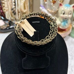 BCBG Maxazria Bracelet Set NWT Bronze Bangle Jewelry
